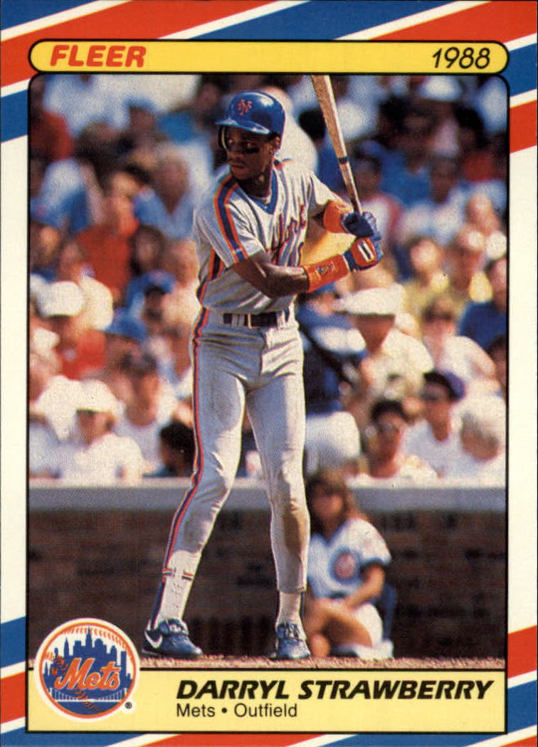 1988 Fleer Superstars Baseball Cards   038      Darryl Strawberry